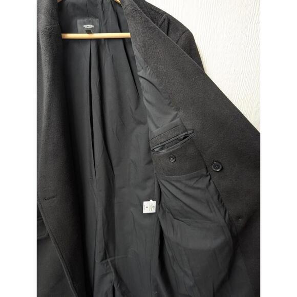 Express Recycled Wool Water Resistant Date Formal Jacket Capsule Peacoat Medium - Picture 4 of 7